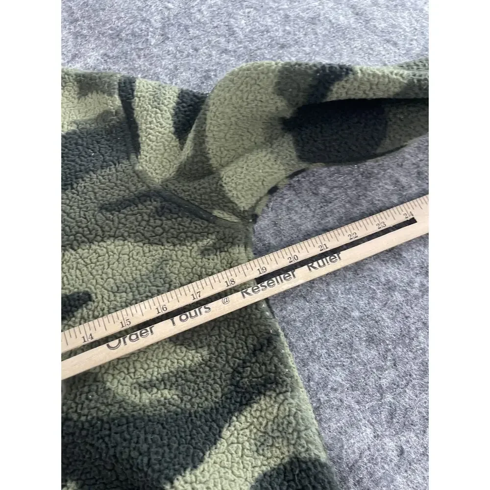 Abercrombie Hoodie Boys 13 14 Camouflage Big Logo Sweatshirt Pullover N311